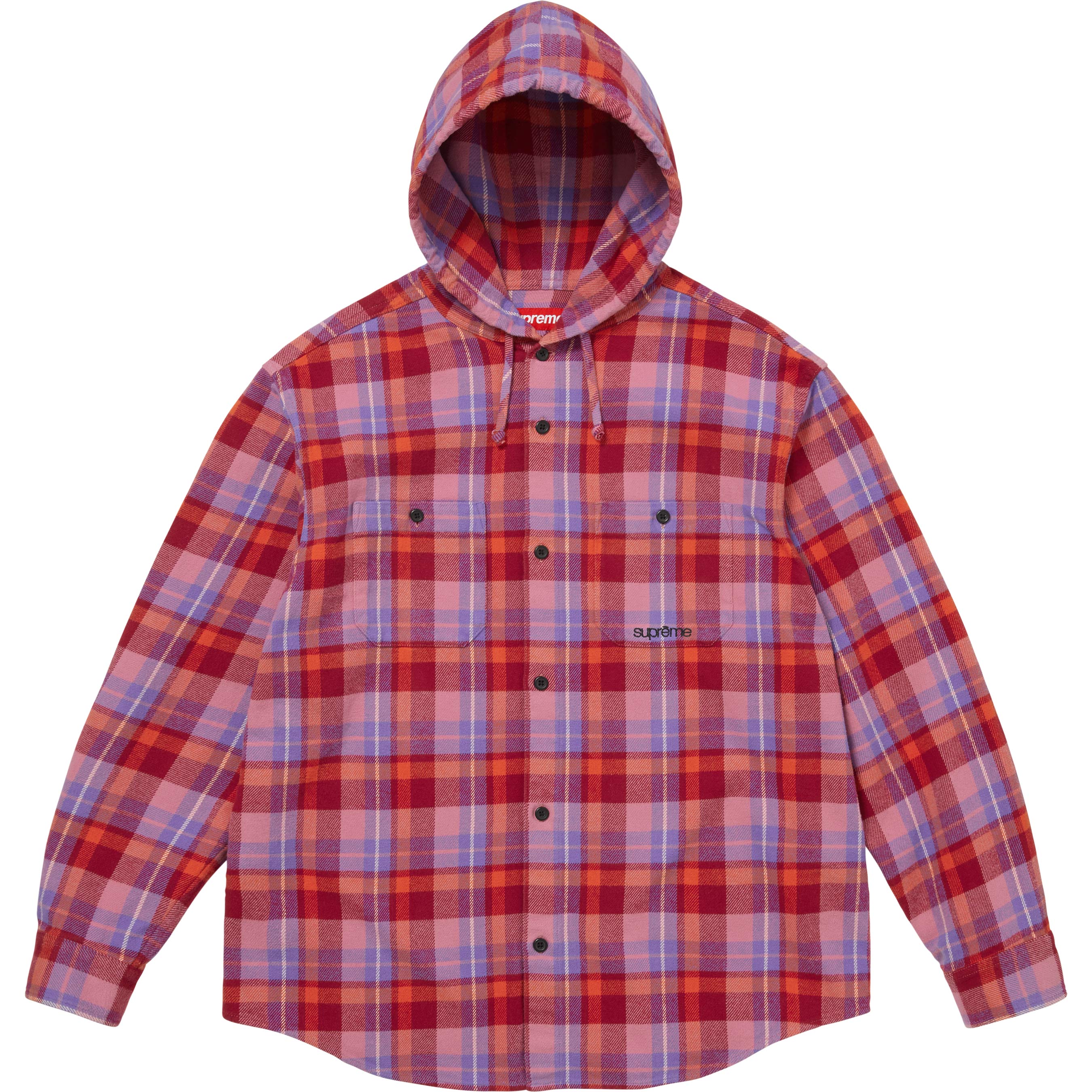 Hooded Flannel Shirt view 5